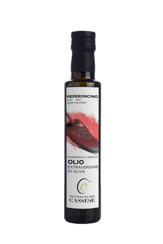 Olio EXTRA VERGINE DI OLIVA 0,1 Liter "Peperoncino"